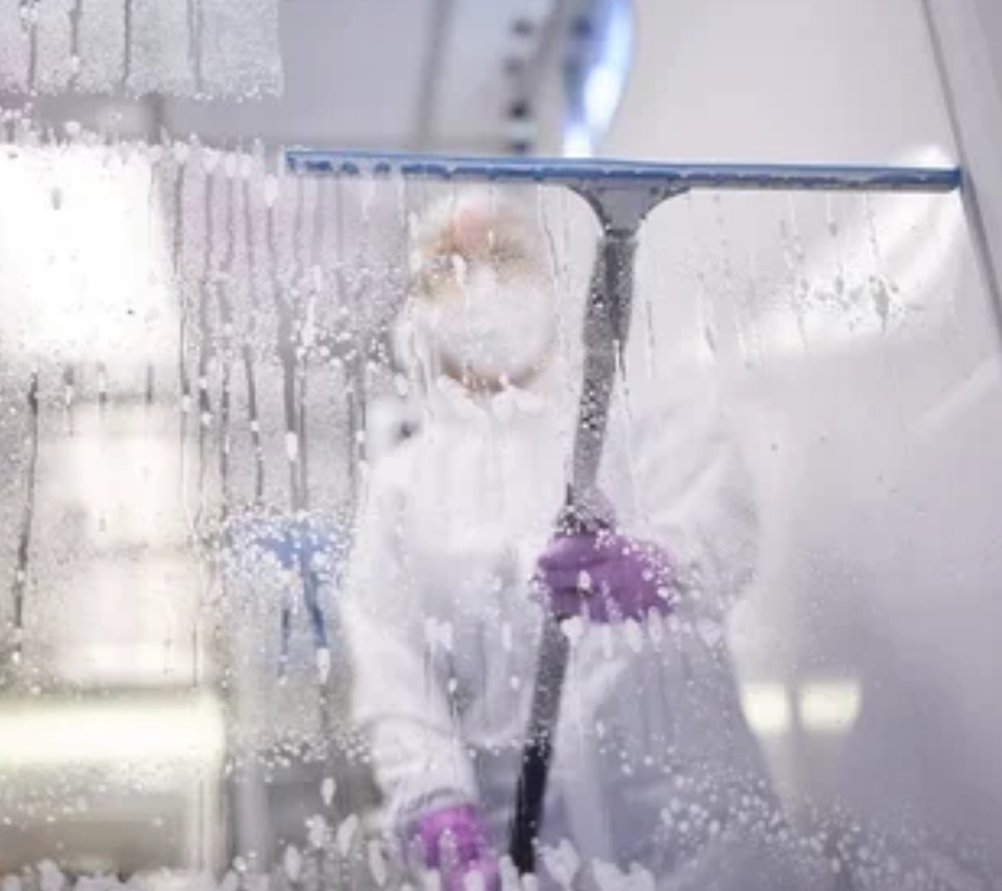 Gomas secadoras para limpieza de salas blancas